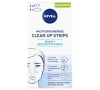 NIVEA 86401 NIVEA HAUTVERFEINNERNDE CLEAR-UP STRIPS Pansements anti-comédons 6 pièces