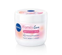 NIVEA Amande, Family Care Crème hydratante pour peaux sèches et sensibles à l'huile d'amande naturelle, convient pour toute la famille, 450 ml (1 pièce)