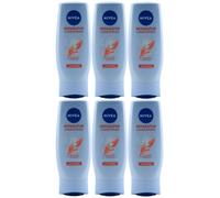 Nivea Après-shampoing-conditionneur Réparateur 6 X 200ml pour Abimés & Abîmés
