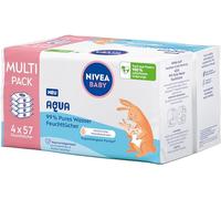 NIVEA Baby Feuchttücher 99% Aqua Vorteilspack, 228 pc Tissus
