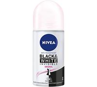 NIVEA Bille Black & White Invisible (2 x 50ml), déodorant femme efficacité 48 hrs, anti transpirant aisselles ne laisse aucune trace, antiperspirant sans alcool