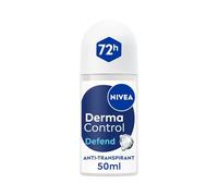 NIVEA - Bille Féminin Derma Control Defend - Déodorant 72H Anti-Transpirant Aisselles - Protection Anti-Démangeaisons - Acide Hyaluronique - Extra Confort - 0% Alcool - Peaux Sensibles - 50 ml