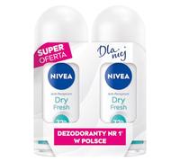 NIVEA Black & White Dry Fresh Antisudorifique Balle 72H 2x50ml