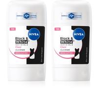 NIVEA Black & White Invisible Clear anti-transpirant solide conditionnement avantageux