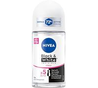NIVEA Black & White Invisible Clear Déodorant anti-transpirant anti-taches et sans alcool éthylique pour 72h de protection 50 ml
