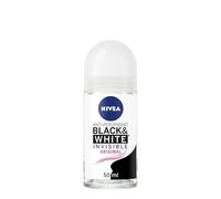 NIVEA Black & White Invisible Original Lot de 6 déodorants à bille anti-transpirants, anti-taches 48 h pour femme - 50 ml
