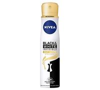 NIVEA Black & White Silky Smooth Lot de 6 déodorants anti-transpirants en spray pour femme 250 ml, 72 heures, sans taches sur les vêtements noirs et blancs, idéal après le rasage