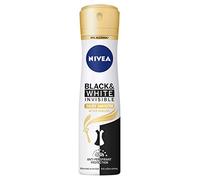 NIVEA Black & White Silky Smooth Spray anti-transpirant (150 ml), déodorant anti-transpiration 72 heures, pas de taches sur les vêtements noirs et blancs, idéal après le rasage