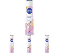 NIVEA Blooming Garden Artist Edition Déodorant en spray, anti-transpirant pendant 72 h, contre la transpiration et les odeurs, déodorant en spray avec parfum floral (150 ml) (Lot de 4)