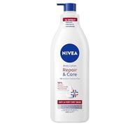 NIVEA Body Repair & Care Lotion corporelle hydratante 72H avec formule fortifiante, crème hydratante fortifiante pour peaux sèches, niacinamide et glycérine 400 ml