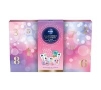 NIVEA Calendrier de l’Avent Jeunes - Coffret Beauté 12 Jours - Soin Visage, Corps & Lèvres - Édition Limitée Noël - Idée Cadeau Bien-Être