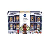 Nivea Calendrier de l'Avent 2022 (24 pcs) - Coffret cadeau : produit hydratant, nettoyant visage, gel douche, baume après-rasage, baumes à lèvres, déodorants et plus encore - cadeaux pour femme