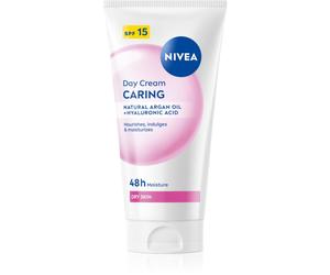 NIVEA Caring crème de jour nourrissante pour peaux sèches SPF 15 50 ml
