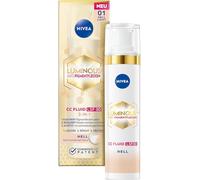 NIVEA Luminous 630 CC Fluid SPF 30 Crème de jour anti-taches pigmentaires SPF 30 pour les tons de peau clairs avec hyaluronique et pigments de couleur micro-encapsulés SPF 30 pour un teint uniforme