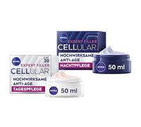 NIVEA Cellular Expert Filler Hyaluron Kit avec soin de jour et de nuit anti-âge, soin du visage extra raffermissant, soin de la peau à l'acide hyaluronique (50 ml)