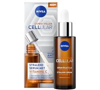 NIVEA Cellular Expert Filler Sérum Éclat à la Vitamine C (1x 30 ml) - Sérum visage enrichi en Vitamine C & E et Acides Aminés - Soin concentré pour un teint lumineux