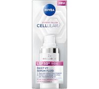 NIVEA Cellular Expert Filler Sérum hyaluronique avec SPF 50+, sérum léger et à absorption rapide avec de l'acide hyaluronique pur, soin du visage pour rides lissées, sérum UV quotidien fluide (30 ml)