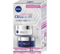 NIVEA CELLULAR Expert Filler Set Crème Remplissage Anti-Rides pour le Visage Jour et Nuit avec Acide Hyaluronique, 2 x 50 ml