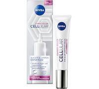 NIVEA Cellular Expert Filler Soin contour des yeux et des lèvres, crème raffermissante anti-rides avec acide hyaluronique et folique, soin des lèvres pour raffermir le contour des lèvres (15 ml)