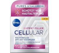 NIVEA Cellular Expert Filler Soin de jour anti-âge très efficace SPF 30, soin du visage extra raffermissant avec effet repulpant à l'acide hyaluronique et protection solaire (50 ml)