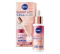 NIVEA Sérum anti-âge léger pour un effet lift sur le visage, le cou et le décolleté, sérum raffermissant pour le visage avec Bakuchiol, Cellular Expert Lift 3 zones (30 ml)