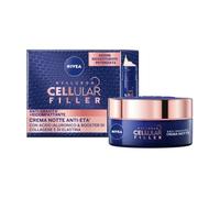 NIVEA CELLULAR EXPERT LIFT Crème de nuit anti-âge multidimensionnelle 50 ml, crème pour le visage de nuit avec Bakuchiol pur et 2 types d'acide hyaluronique, crème anti-rides de nuit