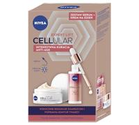 NIVEA CELLULAR Expert Lift Set Crème de Jour Anti-Rides et Sérum lifting à l'Acide Hyaluronique et Bakuchiol, 50 + 30 ml