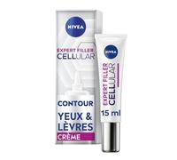 Nivea Soin Contour Yeux & Lèvres Anti-âge – Acide Hyaluronique & Acide Folique – 15 ml