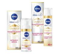 NIVEA Cellular Luminous Kit anti-taches pigmentaires avec sérum pour le visage, crème de jour anti-âge SPF 50, soin de la peau à l'acide hyaluronique, pour réduire tous les types de taches