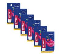 NIVEA Cherry Lip Care Rouge teint pour de belles l vres hydrat es, b ton de 500 ml, lot de 6