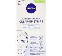 NIVEA Clear-Up Strips, Bandes de nez, front, menton et front, 1 paquet (1 x 4 bandelettes nasales, 2 x 2 bandelettes frontales / menton)
