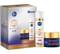 NIVEA Luminous 630 Coffret Soin de jour & Soin de nuit (1x1 pce), Crème visage anti taches pigmentaires au Thiamidol & Acide Hyaluronique, Coffret cadeau femme soin anti-âge, crème hydratante visage
