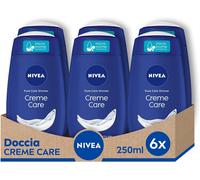 Nivea - Crème De Douche, 6 Confections De 250 Ml Creme Care