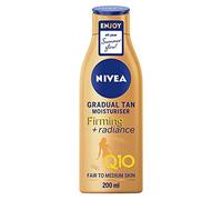 Nivea - Crème hydratante Q10 raffermissante + bronzage progressif, 200 ml