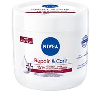 NIVEA Repair & Care Crème à l'urée (400 ml), crème hydratante en profondeur, hydrate la peau sèche avec de l'urée et de la glycérine pendant 72 heures, idéale pour le corps, les mains et le visage