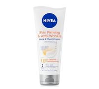 NIVEA Crème raffermissante et anti-rides pour le cou et la poitrine, crème corporelle hydratante 24 heures qui réduit l'apparence des rides et ridules, tube de 200 g
