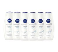NIVEA Crème Soft (500 ml, Lot de 6) Crème Douche Corps Soin Enrichie à l'huile d'amande Gel Douche Hydratant à l'Huile de Jojoba, Glycérine et Panthénol
