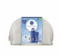 NIVEA DAILY HYDRATION CASE 5 pcs Body Care Set (100ml + 400ml + Lip Balm + Hand Cream + Deodorant)