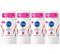 Nivea Deo Stick Dry Comfort Plus Anti Transpirant 50ml pack de 4