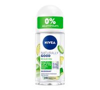 NIVEA NATURALLY GOOD Déodorant Femme Aloe Vera Bio Bille 50 ml, déodorant avec 95% d’ingrédients d’origine naturelle, roll-on fraîcheur 24h
