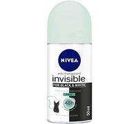 NIVEA Déodorant Bille Invisible For Black & White Fresh 50 ml - Lot de 4