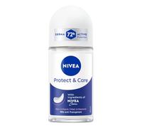 NIVEA Déodorant Bille Protect & care (1 x 50 ml), déodorant femme protection efficace 48H, déo femme inspiré de la crème NIVEA, Anti transpirant sans alcool