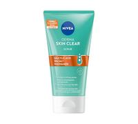 NIVEA Derma Skin Clear Scrub, gommage exfoliant pour le visage, exfoliant pour le visage, à l'acide salicylique enrichi en niacinamide pour déboucher les pores et affiner les textures de la peau, 150
