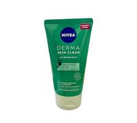 NIVEA Derma Skin Clear Scrub, gommage exfoliant pour le visage, exfoliant pour le visage, à l'acide salicylique enrichi en niacinamide pour déboucher les pores et affiner les textures de la peau, 150