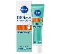 NIVEA Derma Skin Clear Visage Soin Exfoliant Nuit anti-imperfections 40ml