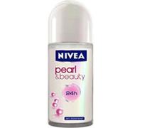 NIVEA Pure Pearl & Beauty Deo Roll On (50 ml) Rouleau anti-transpirant pour les peaux des aisselles, déodorant 48 h avec protection antibactérienne