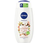 NIVEA Douche de soin Winter Moment Karité (250 ml), gel douche d'hiver au parfum de beurre de karité, crème de douche avec huile de soin précieuse