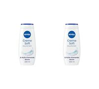 NIVEA Douche Soin Crème Soft (1 X 250 Ml), Crème Douche Enrichie En Huile D'amande Douce Au Parfum Léger, Soin Hydratant Et Nourrissant Pour Peaux Très Sèches (Lot de 2)