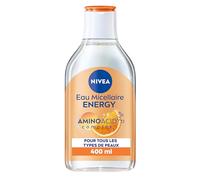 NIVEA Eau Micellaire ENERGY (1 x 400 ml), Nettoyant visage enrichi en antioxydants, Démaquillant micellaire visage, lèvres & yeux pour peaux ternes et fatiguées