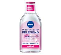 NIVEA Eau micellaire nourrissante pour peaux sèches avec complexe d'huile d'amande et d'acides aminés - Eau micellaire hydratante nettoyante pour le visage (400 ml)